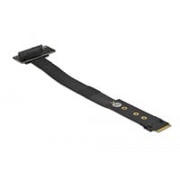 DeLOCK M.2 Key M zu U.2 SFF-8639 NVMe Adapter gewinkelt mit 20 cm Kabel, Schnittstellenkarte