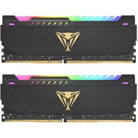 Patriot DIMM 32 GB DDR4-3600 (2x 16 GB) Dual-Kit, Arbeitsspeicher schwarz, PVSR432G360C8K, Viper Steel RGB, INTEL XMP