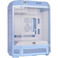 Thermaltake The Tower 600 Hydrangea Blue, Tower-Gehäuse hellblau, Tempered Glass x 3
