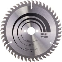 Bosch Professional PRO Wood Kreissägeblatt, Ø 160mm, 48Z Bohrung 20mm, für Handkreissägen