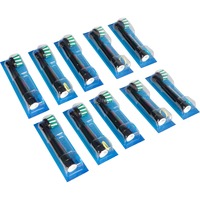  Oral-B Pro CrossAction Aufsteckbürsten 10er schwarz, Frustfreie Umverpackung