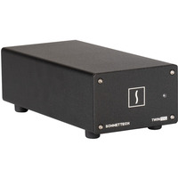 Sonnet Twin10G SFP28 Thunderbolt Dual Port 10Gb Ethernet, LAN-Adapter schiefer