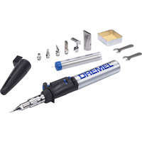 Dremel Versatip Arts+Crafts (2000-7), Lötkolben silber/schwarz, Multifunktionaler Butangas Lötkolben
