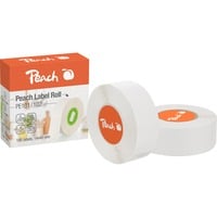 Peach Etiketten-Rolle PE101 15x40 mm, 180 Stück, weiß