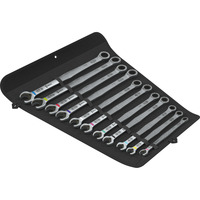 Wera 6007 Joker 11 Set 1 Maul-Ringratschenschlüssel-Satz, 11-teilig, Schraubenschlüssel mit Haltefunktion