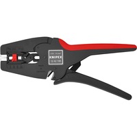 KNIPEX Automatische Abisolier-Zange "MultiStrip 10" 12 42 195  schwarz/rot, integrierter Drahtschneider