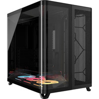 Corsair AIR 5400 LX-R LINK , Tower-Gehäuse schwarz, Panoramic Glass