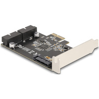 DeLOCK PCI Express x1 Karte zu 2 x intern USB 5 Gbps Pfostenstecker, Schnittstellenkarte 