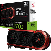 ASUS GeForce RTX 5090 ROG Matrix Platinum, Grafikkarte schwarz/dunkelrot, DLSS 4, 3x DisplayPort, 2x HDMI 2.1