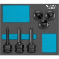 Hazet Kraft-Steckschlüsseleinsatz-Satz 995S6/6 6-teilig, für Schlag- & Maschinenschrauber