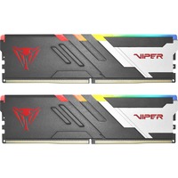 Patriot DIMM 32 GB DDR5-6000 (2x 16 GB) Dual-Kit, Arbeitsspeicher schwarz, PVVR532G600C30K, Viper Venom RGB, INTEL XMP, AMD EXPO