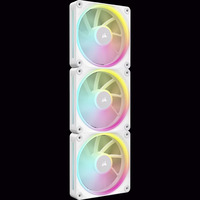 Corsair iCUE LINK LX120 RGB Generalüberholt, Gehäuselüfter weiß, 3er Pack, 120 mm