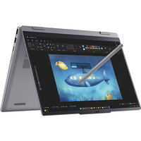 Lenovo ThinkBook 14 2-in-1 G6 (22AR0009GE), Notebook grau, Intel® Core™ Ultra 7 355, Intel® Graphics, 32 GB DDR5, 512 GB (512 GB SSD), Windows 11 Pro