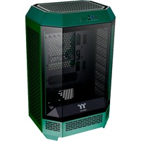 Thermaltake The Tower 300 Racing Green, Tower-Gehäuse dunkelgrün, Tempered Glass