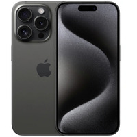 Apple iPhone 15 Pro 256GB Generalüberholt, Handy Titan Schwarz, iOS