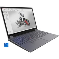 Lenovo ThinkPad P16 G2 (21FA005HGE), Notebook grau/schwarz, Intel® Core™ i7-14700HX, NVIDIA RTX 3500, 64 GB DDR5, 1 TB (1 TB SSD), Windows 11 Pro