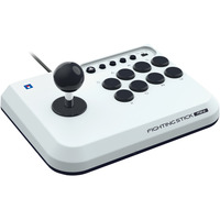HORI Fighting Stick Mini, Joystick weiß/schwarz, für PlayStation 5 & 4