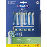 Braun Oral-B Pro Cross Action Aufsteckbürsten 10er weiß