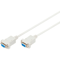 Digitus Null-Modem Anschlusskabel beige, 3 Meter