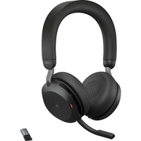 Jabra Evolve2 75, Headset schwarz, Link380a, MS