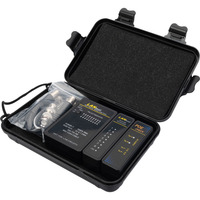 Digitus Netzwerktester und Kommunikationskabeltester schwarz, mit Hartschalenkoffer, RJ45 und BNC