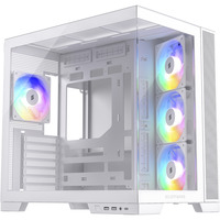 Silentware View A-RGB , Tower-Gehäuse weiß, Tempered Glass x2