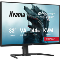 iiyama G-Master GB3261UHSCP-B1 Red Eagle, Gaming-Monitor 80 cm (31.5 Zoll), schwarz (matt), UltraHD/4K, VA, HDMI, DP, USB-C, USB-Hub, KVM, 144Hz Panel