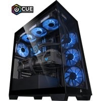 ALTERNATE Custom PC Series • iCUE Blue Elements Gaming-PC schwarz/transparent, ohne Betriebssystem