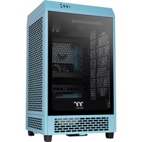 Thermaltake The Tower 200 Turquoise, Tower-Gehäuse türkis, Tempered Glass