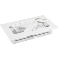Alphacool Apex Distroplate, Verteiler weiß/transparent, mit Apex Pumpe