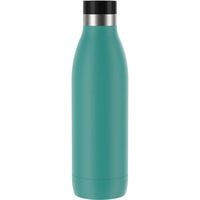 Emsa BLUDROP Color Isoliertrinkflasche 0,7 Liter, Thermosflasche petrol, Edelstahl