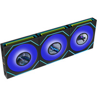 Lian Li UNI FAN SL-INF LCD FLEX 120 Wireless, Gehäuselüfter schwarz, Reverse, 3er Pack mit Controller, 120 mm