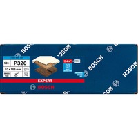 Bosch Professional Expert M480 Netzstruktur-Schleifblatt 93 x 186mm, K320 50 Stück, für Schwingschleifer