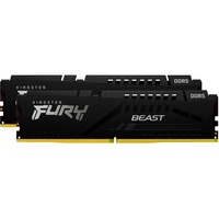 Kingston FURY DIMM 32 GB DDR5-6400 (2x 16 GB) Dual-Kit, Arbeitsspeicher schwarz, KF564C32BBEK2-32, FURY Beast, INTEL XMP, AMD EXPO