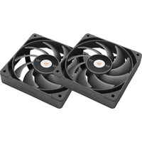 Thermaltake TOUGHFAN 14 Pro High Static Pressure PC Cooling Fan 140x140x25, Gehäuselüfter schwarz, 2 Fans Pack, 140 mm