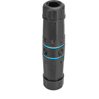 Digitus CAT.6A Außenanschluss-Kupplung, IP68, RJ-45 schwarz, Outdoor-geeignet