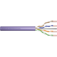 Digitus Professional Cat.6 U/UTP Verlegekabel simplex, B2ca violett, 500 Meter Trommel