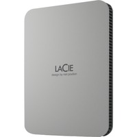 LaCie Mobile Drive 4 TB, Externe Festplatte grau, USB-C 3.2 Gen 1 (5 Gbit/s)