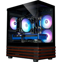 Thermaltake FTW V170 Ultra Arc B580, Gaming-PC schiefer/holz, Windows 11 Pro