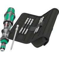 Wera Kraftform Kompakt 20 Tool Finder 2, 13-teilig, Bit-Satz schwarz/grün, integriertes Magazin