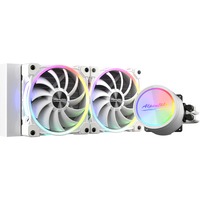 EKL Gletscherwasser 240 White RGB 240mm, Wasserkühlung weiß