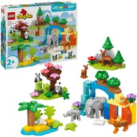 LEGO 10446 DUPLO Town Wildtier-Familien 3-in-1-Set, Konstruktionsspielzeug