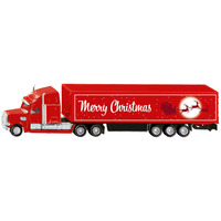 SIKU SUPER Freightliner Weihnachtstruck, Modellfahrzeug rot