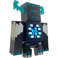 Mattel Minecraft Warden Figur mit Lichtern, Geräuschen und Zubehör, Spielfigur