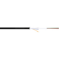 Digitus Verlegekabel A/I-DQ(ZN)BH 9/125µ OS2 8F Dca schwarz, 1 Meter