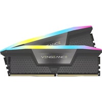 Corsair DIMM 96 GB DDR5-6000 (2x 48 GB) Dual-Kit, Arbeitsspeicher grau, CMH96GX5M2E6000Z36, Vengeance RGB, INTEL XMP, AMD EXPO