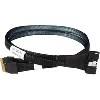 Icy Dock Kabel MCIO x8 SFF-TA-1016 > 2x SlimSAS x4 SFF-8654 schwarz, 50cm