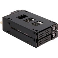 DeLOCK Slim Bay Wechselrahmen für 2 x 2.5″ U.2 NVMe SSD, Laufwerksgehäuse