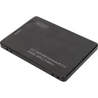 Digitus DA-71118 2,5" Festplatten- Einbaurahmen, Laufwerksgehäuse schwarz, für M.2 oder mSATA