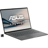 ASUS Zenbook A14 (UX3407QA-QD220W), Notebook grau, Qualcomm Snapdragon X X1-26-100, Qualcomm Adreno GPU, 32 GB LPDDR5X, 1 TB (1 TB SSD), Windows 11 Home